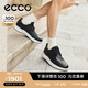 愛步（ECCO） 休閑鞋 2025年夏季休閑皮鞋軟底運動鞋男鞋 靈動混合512304 黑色51230451052 42