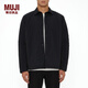 無印良品 MUJI Walker 男式 輕量 不易沾水 復合夾克 ADK93C1A 短款外套 黑色 L-XL