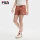 FILA 斐樂(lè)官方韓素希同款女士梭織短褲2025季時(shí)尚簡(jiǎn)約休閑寬松三分褲