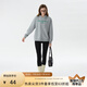 范思藍(lán)恩百搭顯瘦微壓連褲襪女冬季2024新款修身顯瘦打底褲14726 黑色 均碼