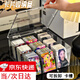 靜閑居卡牌收納盒卡片收納盒小卡收納大容量分格卡盒擺件盒卡牌展示盒 九宮格卡片收納盒【透明可拆卸】