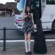 瑜尚臻品辣妹復(fù)古格子連衣裙女 2025夏季新款無袖掛脖法式收腰顯瘦連衣裙 v領(lǐng)掛脖系帶連衣裙【藍(lán)色格子】