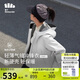 蕉下（beneunder）三合一沖鋒衣LS19523女短外套風(fēng)衣防風(fēng)氣絨保暖棉服 藤霧灰S