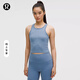 lululemon丨Ebb to Street 女士短款工字運(yùn)動(dòng)背心 LW1CJUS 水洗牛仔藍(lán) 線上專售 S /6