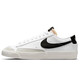 耐克NIKE板鞋女經(jīng)典緩震BLAZER LOW '77休閑鞋DC4769-102白/黑36.5