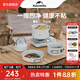 Naturehike挪客春生不粘套鍋水壺煎盤便攜戶外露營(yíng)野營(yíng)廚具鍋具野炊套裝炊具 4-7人套鍋