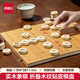 得力（deli） 中國(guó)象棋實(shí)木高檔套裝成人折疊棋盤(pán)學(xué)生兒童大號(hào)棋子木質(zhì)相棋 大號(hào)-實(shí)木棋-折疊盤(pán)(直徑3.8CM)