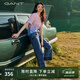 GANT【亞洲限定】GANT甘特多巴胺春季新款女士上衣漸變色印花短袖T恤 614粉色 M