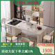 彌科優(yōu)（Mikeyou）輕奢巖板茶臺現(xiàn)代簡約燒水壺自動上水泡茶一體電磁爐嵌入辦公茶桌 1.2米 一桌+燒水壺煮杯鍋廢水桶