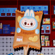 POP MART泡泡瑪特 THE MONSTERS怪味便利店系列-抱枕周邊七夕禮物 薯片