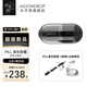 水月雨音樂膠囊PILL 藍(lán)牙耳機(jī)耳夾式AI降噪藍(lán)牙6.0真無線開放式不入耳高音質(zhì)跑步運動通話音樂耳機(jī)防掉 黑色+黑色掛繩+【雷】止旋鎖扣