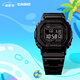 卡西歐（CASIO）G-SHOCK GMW-B5000卡西歐小方塊運(yùn)動(dòng)男士手表 防水手表 七夕禮物 GMW-B5000GD-1PRN太陽(yáng)能