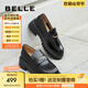 百麗（Belle）張凌赫推薦海鷗樂福2.0版25秋新女商場款英倫皮鞋B5J1DCA5預(yù)售 【孟子義同款】黑色（5.5CM） 2.0 38 (240mm)