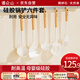 溫侖山櫸木硅膠鍋鏟勺家用炒菜鏟子母嬰級湯勺煎鏟耐高溫廚具套裝六件套