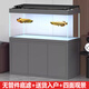 江彩缸內(nèi)無管件卓底濾魚缸客廳2025新款寧無管道靜音魚缸大中型定制 長150x寬60x缸75x柜80x總高161cm