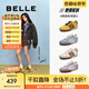 百麗（Belle）張凌赫同款彩虹豆透氣新款德訓(xùn)鞋女商場款運(yùn)動(dòng)阿甘鞋B1U1DAM5 【周雨彤同色】芥末黃 (熱賣色） 38 (240mm)