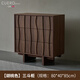 CUERO DESIGN英國(guó)品牌中古風(fēng)五斗柜臥室儲(chǔ)物收納柜置物柜家用櫥柜客廳靠墻柜子 三斗柜（80x40x85cm） 胡桃木色