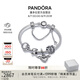 潘多拉（PANDORA）萌寵天使手鐲套裝銀白色淺藍可愛七夕情人節(jié)禮物送女友