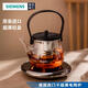西門子（SIEMENS）德國西門子電陶爐煮茶爐家用銀壺玻璃壺摩卡壺煮咖啡爐原裝進口 銀黑色電陶爐（不含壺）