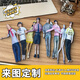 NOLIN 諾凌老鼠干玩偶定制來(lái)圖鐵絲骨架抽象玩偶卡通動(dòng)漫周邊人形老鼠干娃娃 老鼠干玩偶定制 25cm(雙面相同)