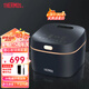 膳魔師（THERMOS） 電飯煲3L多模式觸屏防粘涂層內(nèi)膽家用智能電飯鍋EHA-4136E紫灰色