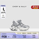 CHERY KALLY【戚薇同款】官網(wǎng)輕奢厚底老爹鞋女2025新款高級(jí)銀色增高時(shí)尚女鞋 銀灰色 Silver gray 36