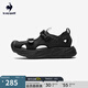樂卡克（Le coq sportif）法國公雞夏季男女款休閑運(yùn)動(dòng)百搭涼鞋 黑色 41
