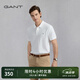 GANT/甘特【100%棉】夏男士休閑時(shí)尚印花logo翻領(lǐng)短袖T恤POLO衫 110-白色 M