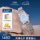 丹尼爾惠靈頓（DanielWellington）DW女表沈月同款復(fù)古橢圓表盤石英表送女友七夕禮物DW00100809