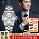 上海手表自動機(jī)械男士品牌名表禮物【全新正品】國產(chǎn)雙歷夜光表S986 【熱銷過萬-支持驗(yàn)貨】高級深灰