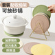 京尋硅膠餐桌隔熱墊茶杯墊碗墊菜盤(pán)家用餐墊高級感防燙砂鍋墊子套裝