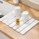 dehub廚房臺面瀝水墊水槽吸水墊洗手臺桌面防滑桌墊餐具碗盤(pán)杯子干燥墊 1個(gè)裝【瀝水速干】