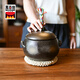 萬(wàn)古窯日本原裝進(jìn)口萬(wàn)古燒砂鍋陶瓷土鍋煲湯家用燃氣灶燉肉煮粥專(zhuān)用沙鍋 5合栗子鍋送辮子 3-4人 家用 2.4L