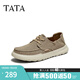 他她（TATA）一腳蹬透氣布鞋男鞋軟底休閑爸爸鞋2025夏季新款299D8BM5 杏色 42
