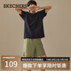 斯凱奇（Skechers）男士時(shí)尚休閑褲百搭舒適短褲L225M080