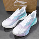 李寧（LI-NING）跑步鞋女鞋2025夏季新款赤兔8PRO減震透氣運動(dòng)鞋9pro跑鞋ARPV006 赤兔8pro ARPV006-14 多巴胺 37