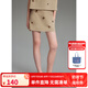 ELLE KIDS童裝 立體手工訂花套裝女兒童夏季新款廓形馬甲/微A半裙可選 卡其色-半裙 165 (M)