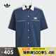 阿迪達(dá)斯 （adidas）Originals三葉草男子U BOWLING TEE迪士尼聯(lián)名款翻領(lǐng)襯衫 KG6689 M
