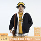 KAMA卡瑪工裝風(fēng)立領(lǐng)夾克2025新款秋季男裝拉鏈口袋立體剪裁外套 黑色 M