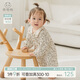 乖奇熊女寶寶連體衣洋氣可愛(ài)春秋季嬰幼兒彈力哈衣爬服外出服春裝