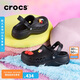 crocs卡駱馳貝雅云彩女士洞洞鞋|208186 黑色-001 37/38(240mm)