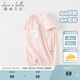 戴維貝拉（DAVE＆BELLA）夏天薄款嬰兒衣服新生兒夏季短袖連體衣嬰幼兒包屁衣寶寶空調(diào)服裝 淺粉色DB2235928 80cm （建議身高73-80cm）