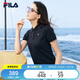 FILA斐樂官方領(lǐng)航POLO短袖T恤女2025夏涼感透氣商務(wù)休閑針織POLO衫