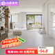 遠晶800x800天鵝絨瓷磚58度超白胚客廳地磚衛(wèi)生間廚房墻磚奶油風廣東 58°超白胚-柔光天鵝絨-淺灰 800x800
