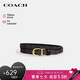 蔻馳（COACH）【品牌直供】男女同款18MM針扣腰帶 深棕色 CX058IMXAQ 七夕禮物