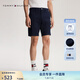 TOMMY HILFIGER【微彈直筒】夏季男裝經(jīng)典百搭商務(wù)簡(jiǎn)約休閑西褲短褲34855 藏青色DW5 32