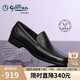 金利來(lái)（goldlion）男鞋樂(lè)福鞋皮鞋時(shí)尚簡(jiǎn)約舒適套腳商務(wù)休閑鞋G521240438AAA黑色41
