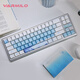 阿米洛（Varmilo） 阿米洛家用金屬 Sword68 機械鍵盤 金屬鍵盤 辦公鍵盤 游戲鍵盤 愛麗兒(Ariel)VTP68鍵三模雛菊黃L機械軸