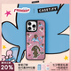CASETIFY Tipseven系列 海豚出租 適用于iPhone 16/15/14 Pro/Max鏡面磁吸手機殼 鏡面黑框Magsafe iPhone 16 Pro Max