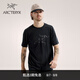 ARC'TERYX始祖鳥(niǎo) IONIA MERINO WOOL LOGO 透氣 男子 羊毛短袖T恤 BLACK/黑色 S